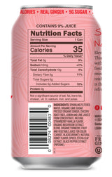 Reed's Strawberry Vanilla Functional Soda - Organic Ginger, Adaptogen Mushroom Blend, Prebiotics - 12oz Cans, 12-Pack
