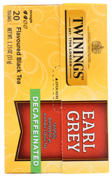 TWININGS TEA, TEA,DECAF,EARL GREY 20 BAG