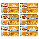 Del Monte No Sugar Added Diced Peaches Fruit Cup Snacks, 3.75 oz Cup (Pack of 24 Cups)