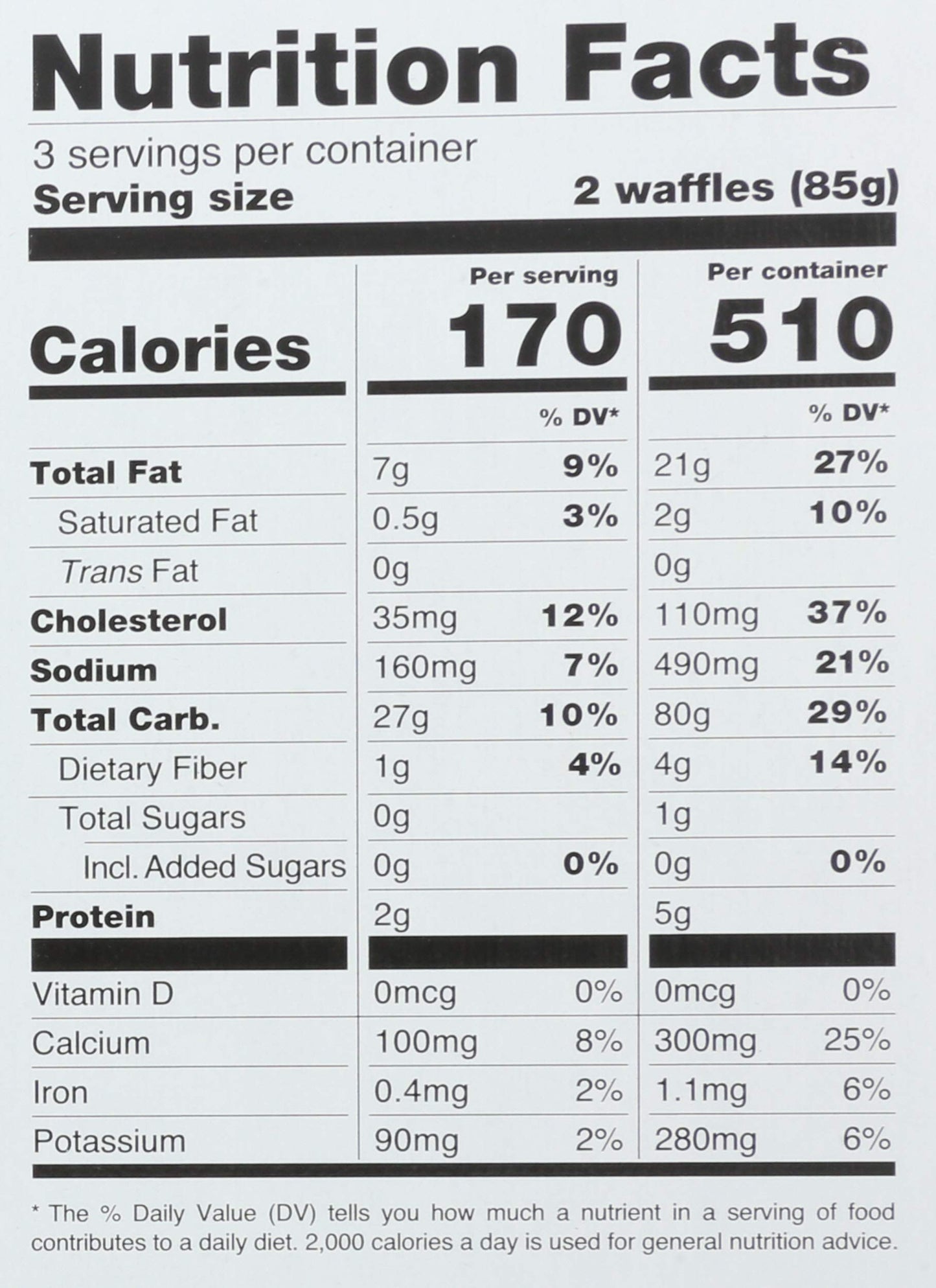 Kitchfix, Waffles Grain Free Blueberry 6 Count, 9 Ounce