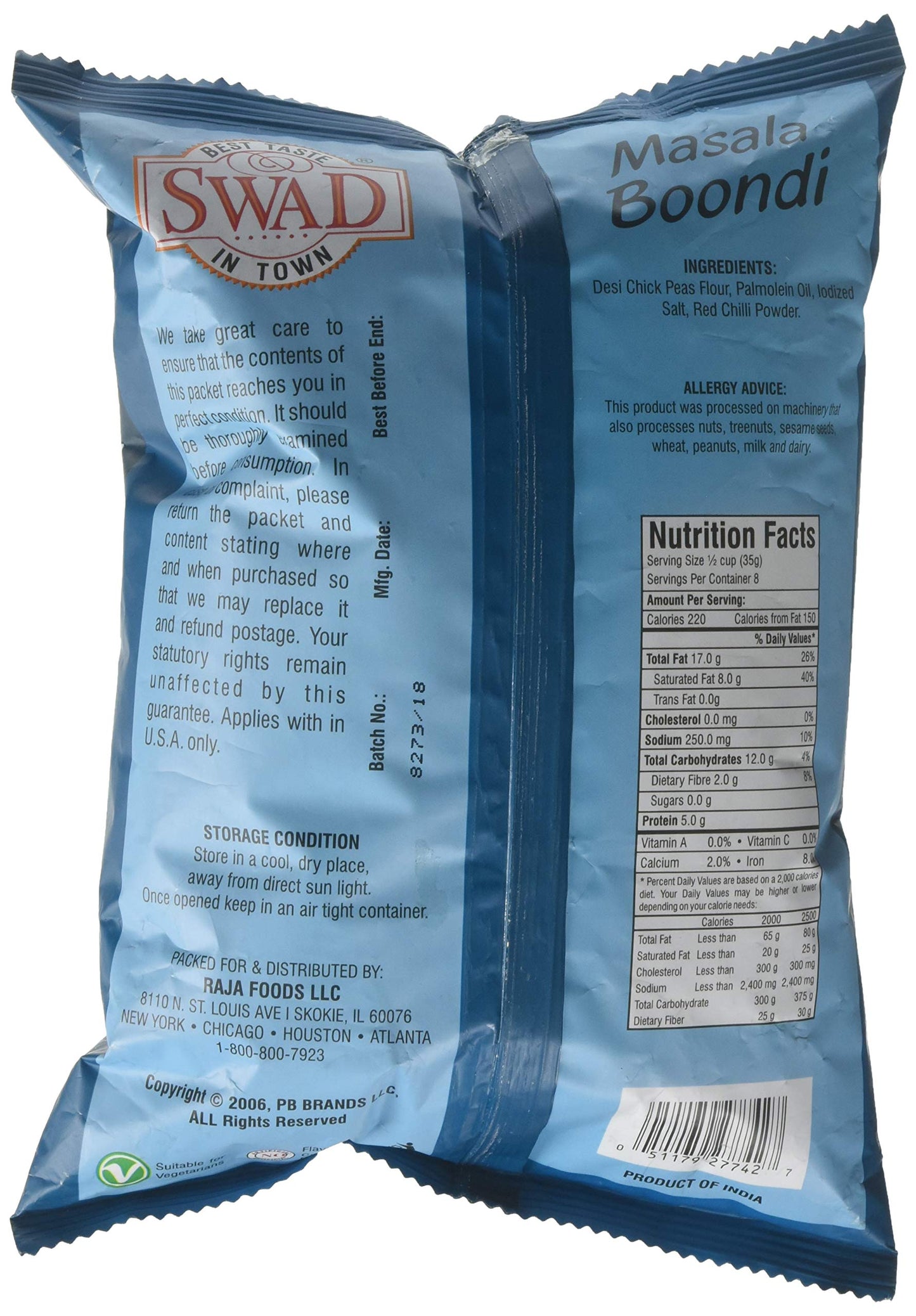 Great Bazaar Swad Boondhi Masala Snacks, 10 Ounce