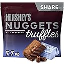 HERSHEYS MILK CHOCOLATE NUGGETS TRUFFLES SHARE PACK STAND UP BAG