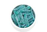 Mini Blue Sour Straws- Bulk Blue Raspberry Sour Power Patch Straw Bites (1 Pound)