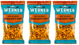 Werner Snacks Rancher’s Mix - Spicy Snack Mix with Habas Value Size 5.5 Ounces (Pack of 3)