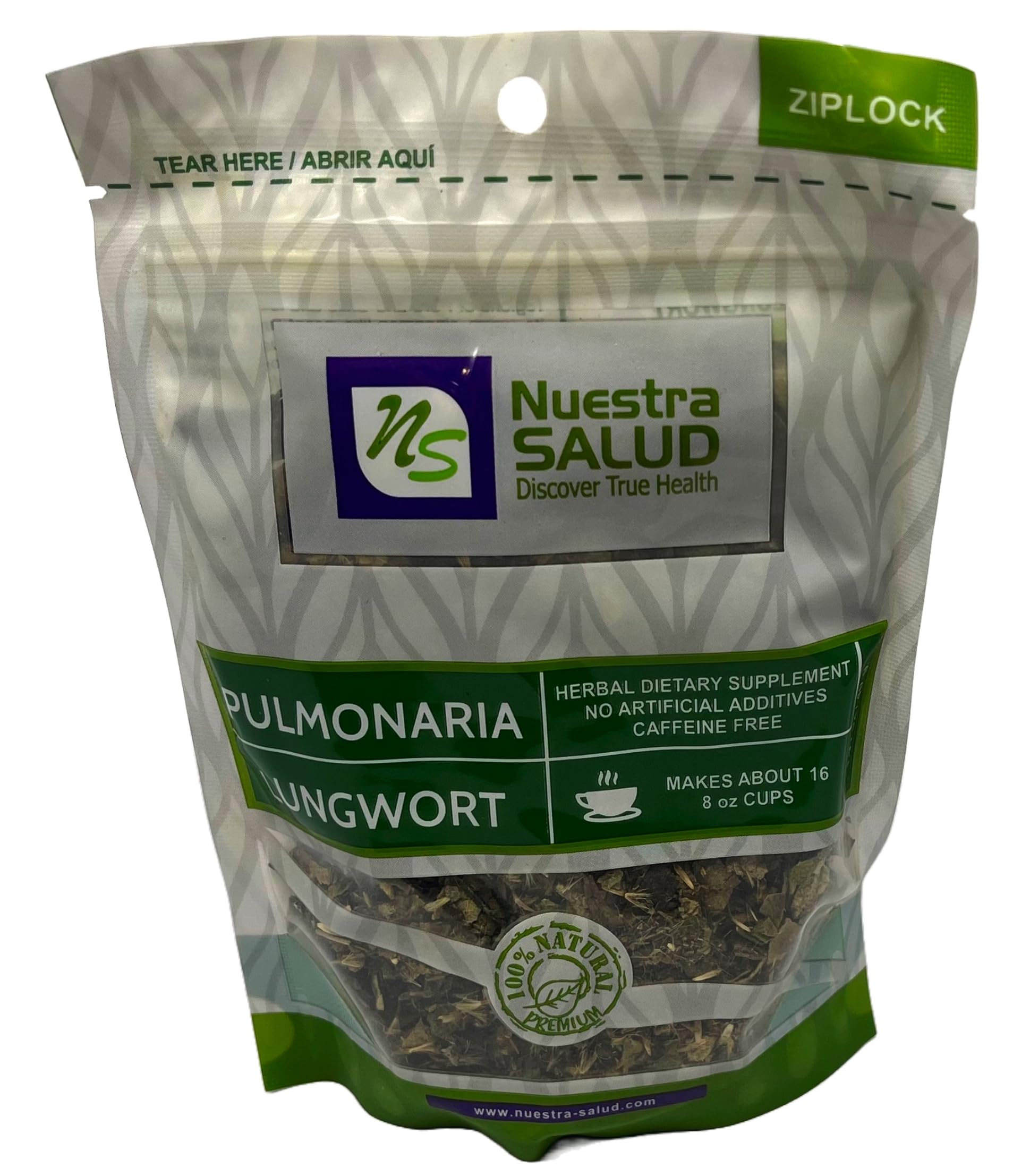 Lungwort Herbal Tea Pulmonaria Value Pack (120g)