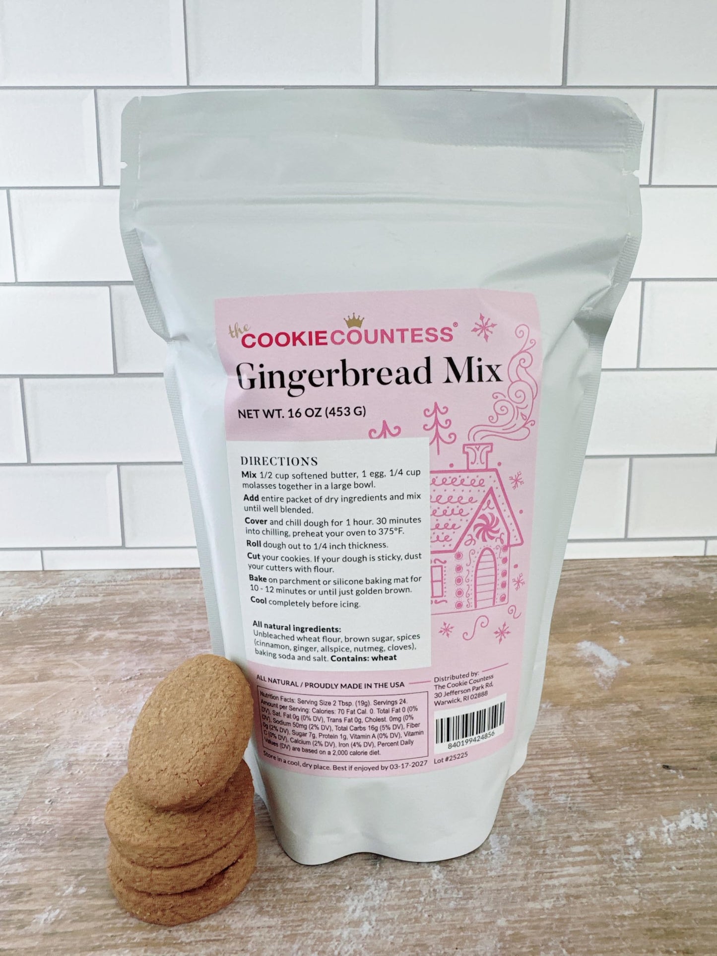 The Cookie Countess Gourmet Gingerbread Cookie Mix