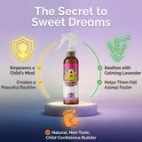 Monsters Be Gone Body and Linen Spray Lavender Odor Neutralizer Natural Non-Toxic Child Confidence Builder Room Freshener