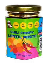 Chili Crispy Lentil Paste-gourmets and chili lovers must, spicy and tasty, vegetarian and gluten free, made in USA with unique fusion of American