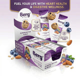 Berg Bites Plant-Based Almond Butter & Jelly Bites, Vegan, Gluten-Free, 6g Protein, 5g Fiber, Energy Snack Box - Clean Energy Healthy Snack Bar