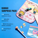 Japan Crate Kawaii Gift Pack - 10+ Piece Japanese Mystery Box for Girls & Boys, Surprise Gift Box for Kids, Includes Kawaii Accessories, Cute