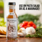 BRIANNAS - Home Style Garlic Vinaigrette Dressing - Fine Salad Dressing made with Premium Ingredients - Gluten Free, Vegan, & Kosher Dressing - 32 oz