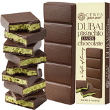Dubai Chocolate Bar Pistachio, 2.3 oz Gourmet Dark Chocolate Candy