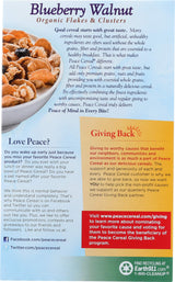 Peace Cereal Blueberry Walnut Cluster, 11 oz