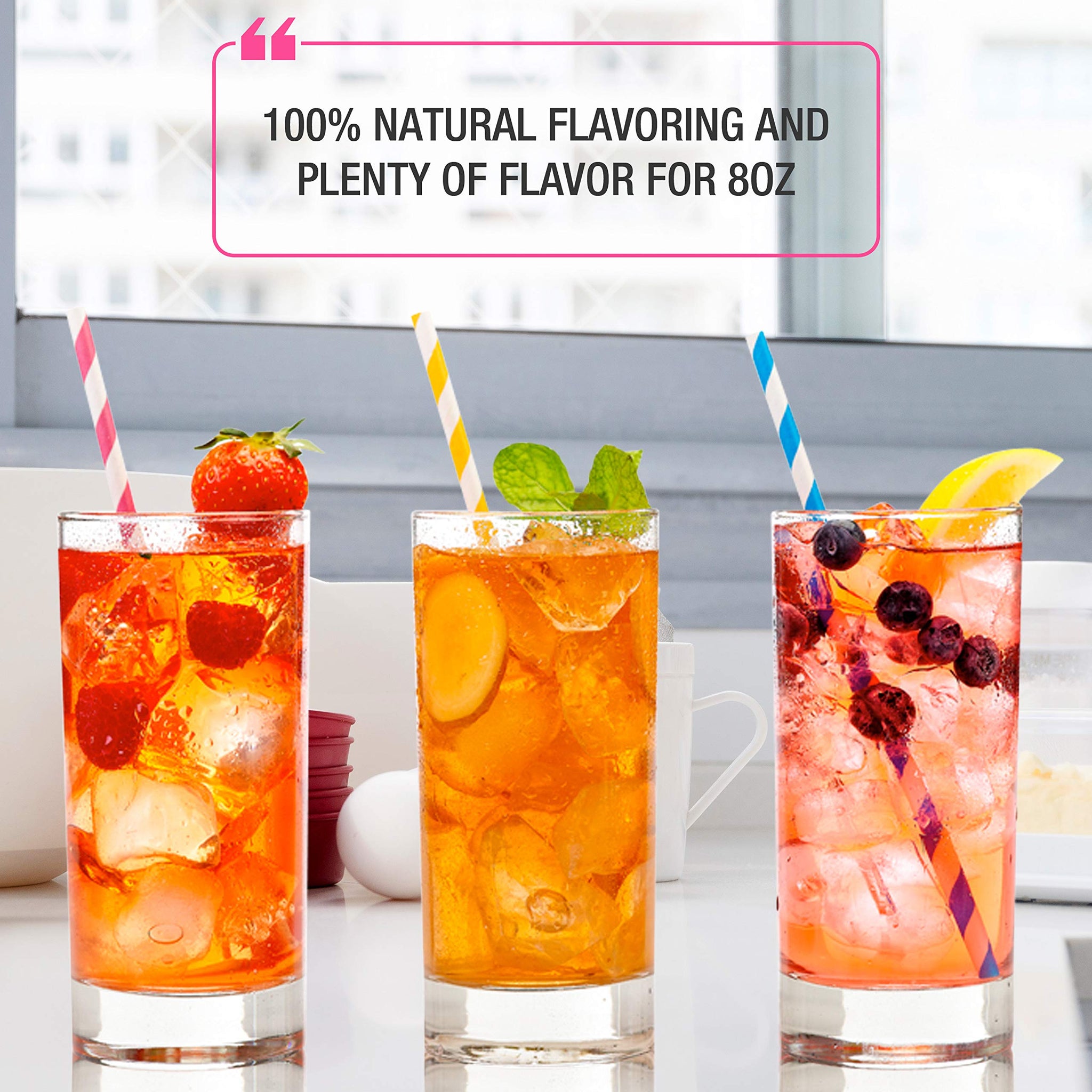 Brew La La Organic Green Tea - Natural Raspberry Flavor - 50 Double Chambered Bags - Low Caffeine Gourmet Tea - Certified Organic - Gluten Free