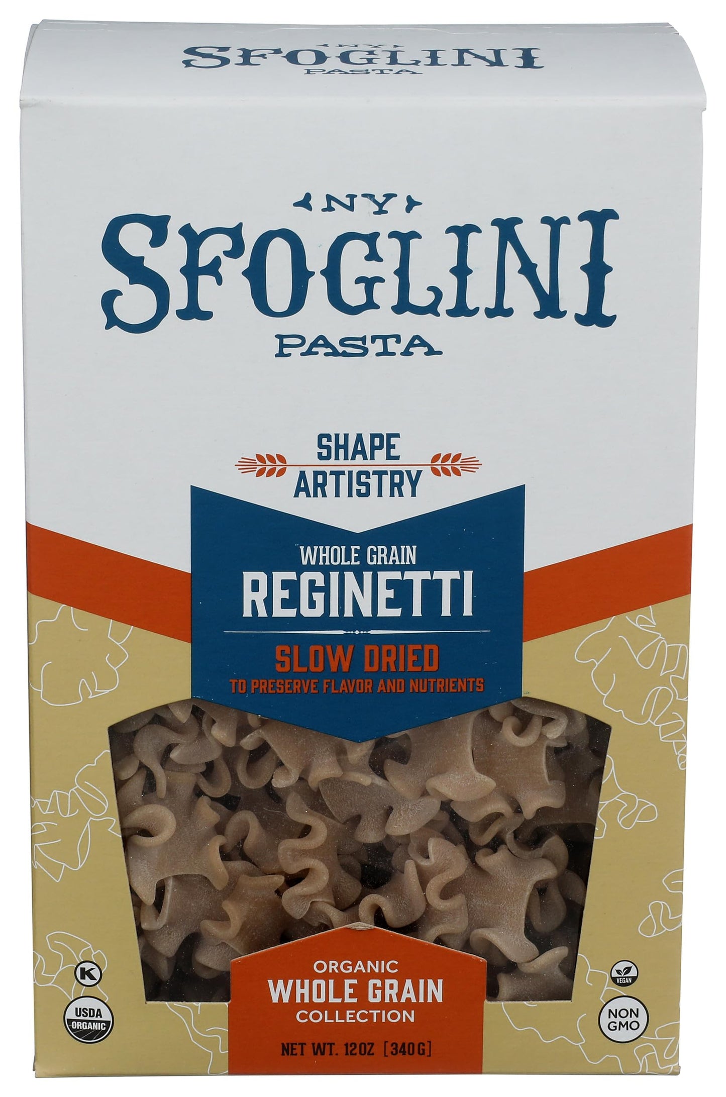 Sfoglini, Whole Grain Blend Reginetti, 12 Oz
