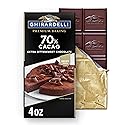 GHIRARDELLI Premium 70% Cacao Extra Bittersweet Chocolate Baking Bar, 4 oz - Rich Dark Chocolate for Gourmet Desserts