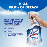 Lysol Power Foaming Bathroom Cleaner, Multipurpose Cleaner for Showers, Bathtubs, Sinks, Disinfectant Spray Kills 99.9% of Germs, Zero Bleach Cleaning