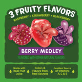 Black Forest Juicy Burst Fruit Snacks, Berry Medley, 0.8 Ounce Pouches (22 Count)