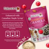 Nature's Mix - Cranberry Maple Granola - Cranberries, Almonds, Maple Syrup, Currants, Olive Oil, Sunflower Seeds, Cinnamon - Small