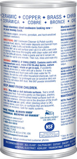 Bar Keeper's Friend COOKWARE CLEANER/POLISH 12 oz Can (2-pack)