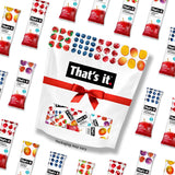 That’s it. Fruit Bars Variety Pack (20 Pack) | 100% Natural Fruit Snacks, Gluten-Free, Vegan & Low Carb | Healthy Snack Bars - Strawberry, Mango