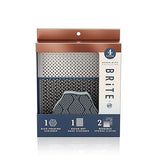 Brite by Scotch-Brite Limited Edition 4-Piece Scrub and Wipe Collection with 1 Rich-Foaming Dish Scrubber, 1 Quick-Dry Mesh Scrubber, and 2 Reusable