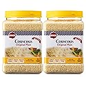 Baron’s Plain Traditional Original Couscous Pasta | 100% Natural Noodles for Salads, Soups, Stews & Side Dishes | Cooks in 6 Minutes! | Kosher | 2 Pack 26.45oz Jars