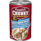 Campbell’s Chunky Soup, Baked Potato with Cheddar and Bacon Bits Soup, 18.8 Oz Can