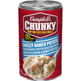 Campbell’s Chunky Soup, Baked Potato with Cheddar and Bacon Bits Soup, 18.8 Oz Can