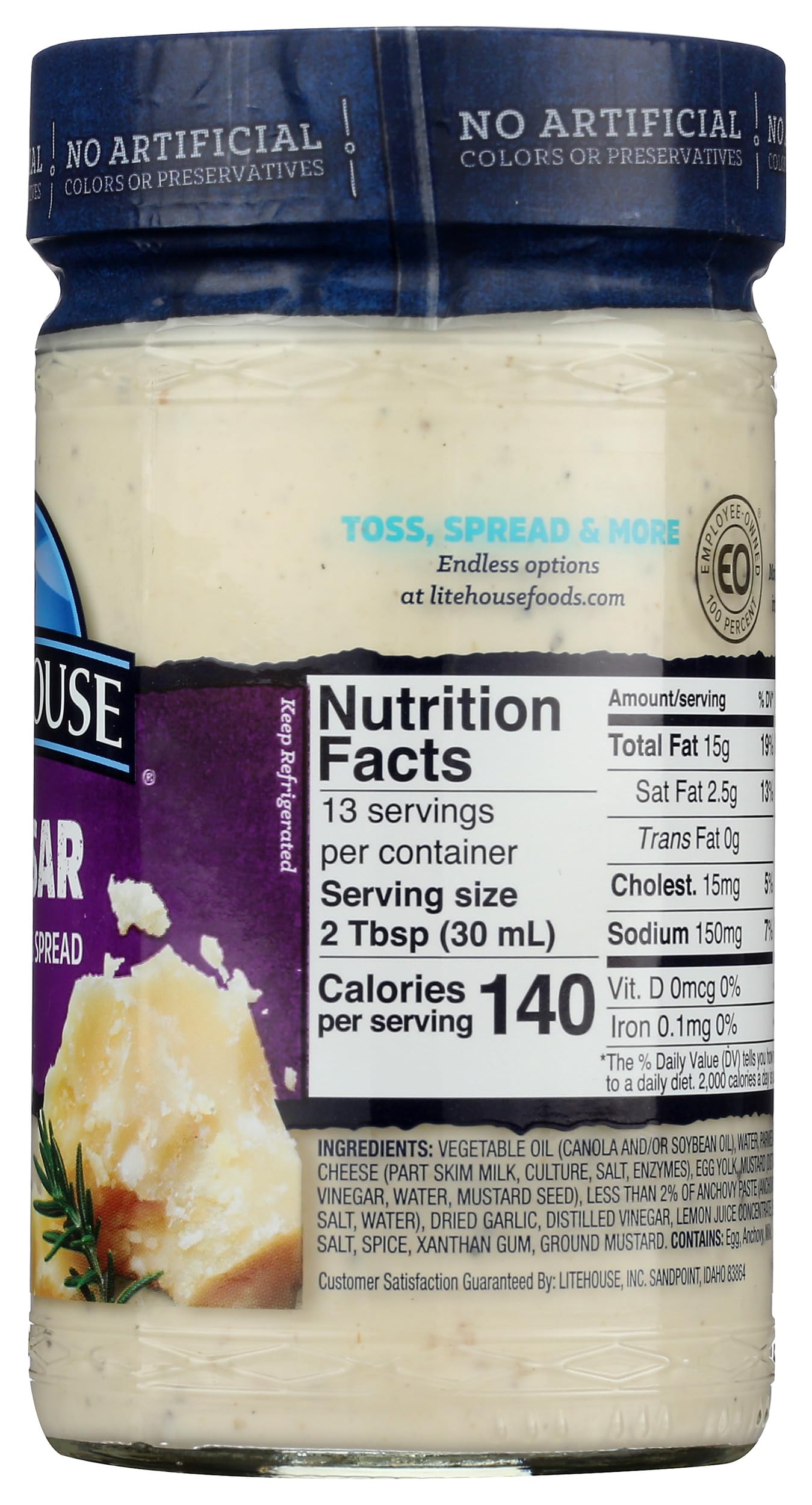 Litehouse Caesar Dressing, 13 FZ