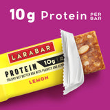 Larabar Lemon Protein Bars, Peanuts and Almonds, 10g Protein, Gluten Free, 12 Ct, 19.08 oz