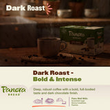 Panera Bread Dark Roast Coffee Pods, 100% Arabica Keurig Compatible, Bold & Smooth Dark Chocolate Finish, Kosher Certified, Recyclable Single Serve