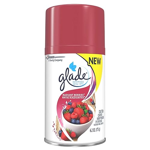 Glade Automatic Spray Air Freshener Refill, Radiant Berries - 3 Pack