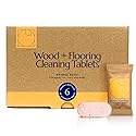 CLEANOMIC Wood and Flooring Cleaning Tablets (6 Pack) - All-Purpose Multi-Surface Household Cleaner Tablets (Orange Scent)
