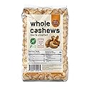 Spicy World Raw Cashews Whole 2 Pound (32oz) - Non-GMO, Unsalted, Natural & Pure Whole Cashews - Great for Pesto, Salads, Baking, Roasting & Cooking