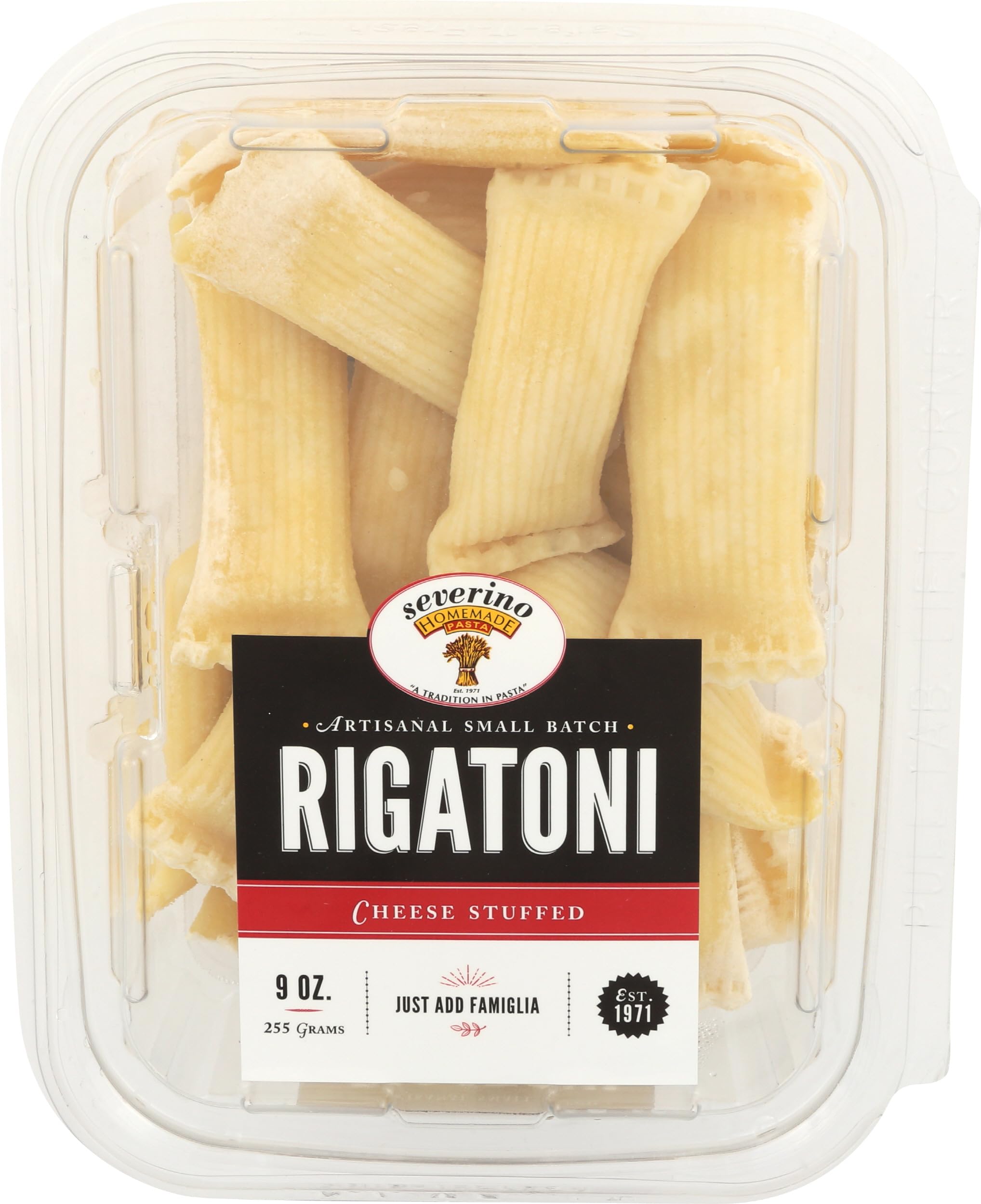 SEVERINO Cheese Stuffed Rigatoni, 9 OZ