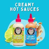 Tia Lupita Creamy Hot Sauce Chile Peanut | Gluten-Free, Non Dairy Made with Avocado Oil, No Added Sugar | 8 Ounce Squeeze Bottle (Pack of 2)