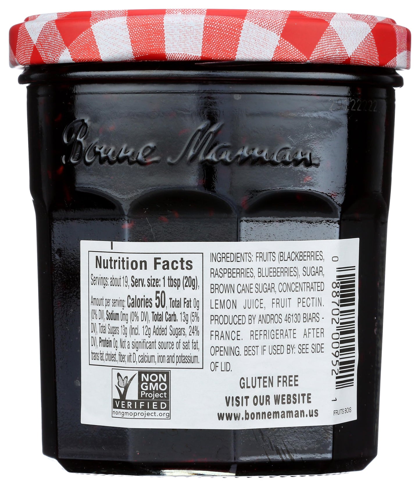 Bonne Maman Preserve, Mixed Berry, 13-Ounce