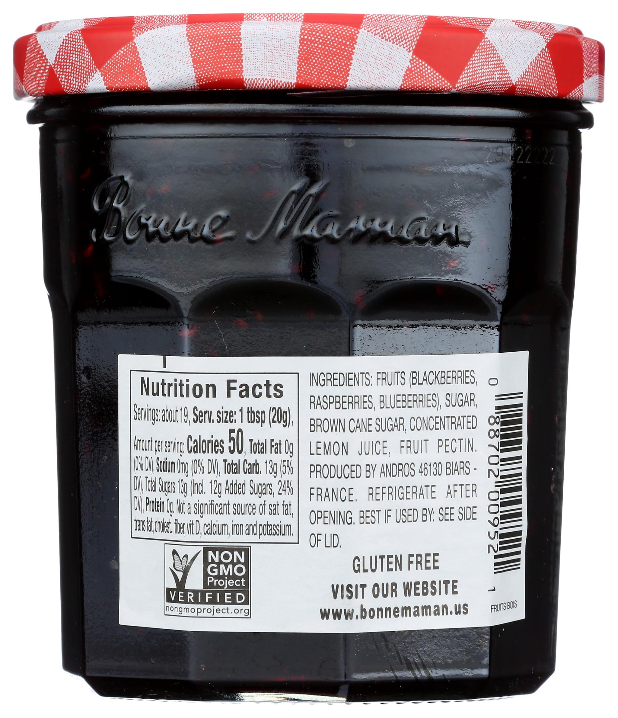 Bonne Maman Preserve, Mixed Berry, 13-Ounce