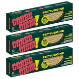 Carbe Diem!, Fettuccine, Lower Net Carb Pasta with Traditional Flavor & Texture, 8 grams of Protein, 55% Fewer Net Carbs & Only 110 Calories Per