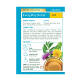 Traditional Medicinals Organic EveryDay Detox Lemon Herbal Tea, Supports Healthy Skin & Liver Function, (Pack of 1) - 16 Tea Bags