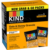 KIND Grab and Go Granola, Oats & Honey, 20 count