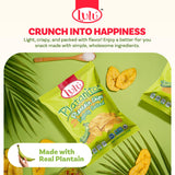 LULU Plantain Chips - Lightly Salted, 30 Individual Bags (2.5 Oz Each) - Crunchy, Delicious, Kosher, Gluten-Free Healthy Snacks - No Preservatives or