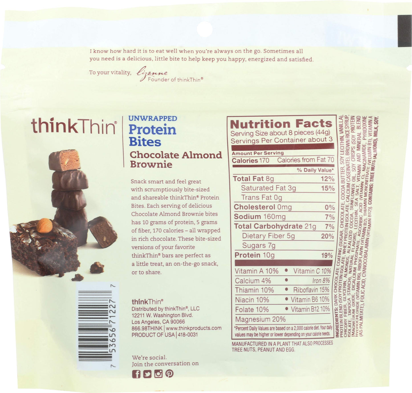 Think Thin Bites Choco Almnd Bwne Gf