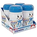 Mentos Sugar-Free Chewing Gum, Fresh Mint Flavor, Winter Edition Snowman Bottle, Holiday Stocking Stuffer, Secret Santa, 50 Count (Pack of 4)