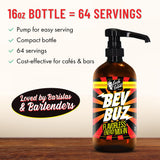 BEV BUZ™ Energy Drink Mix-In - Flavorless Liquid Caffeine Additive for Coffee, Tea, Smoothies, Sodas, Juices | Fast-Acting Energy Boost | Mixes Into