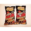 Brim's Hot Crunchy Cheese Curls 2 Packs each 7 oz bags