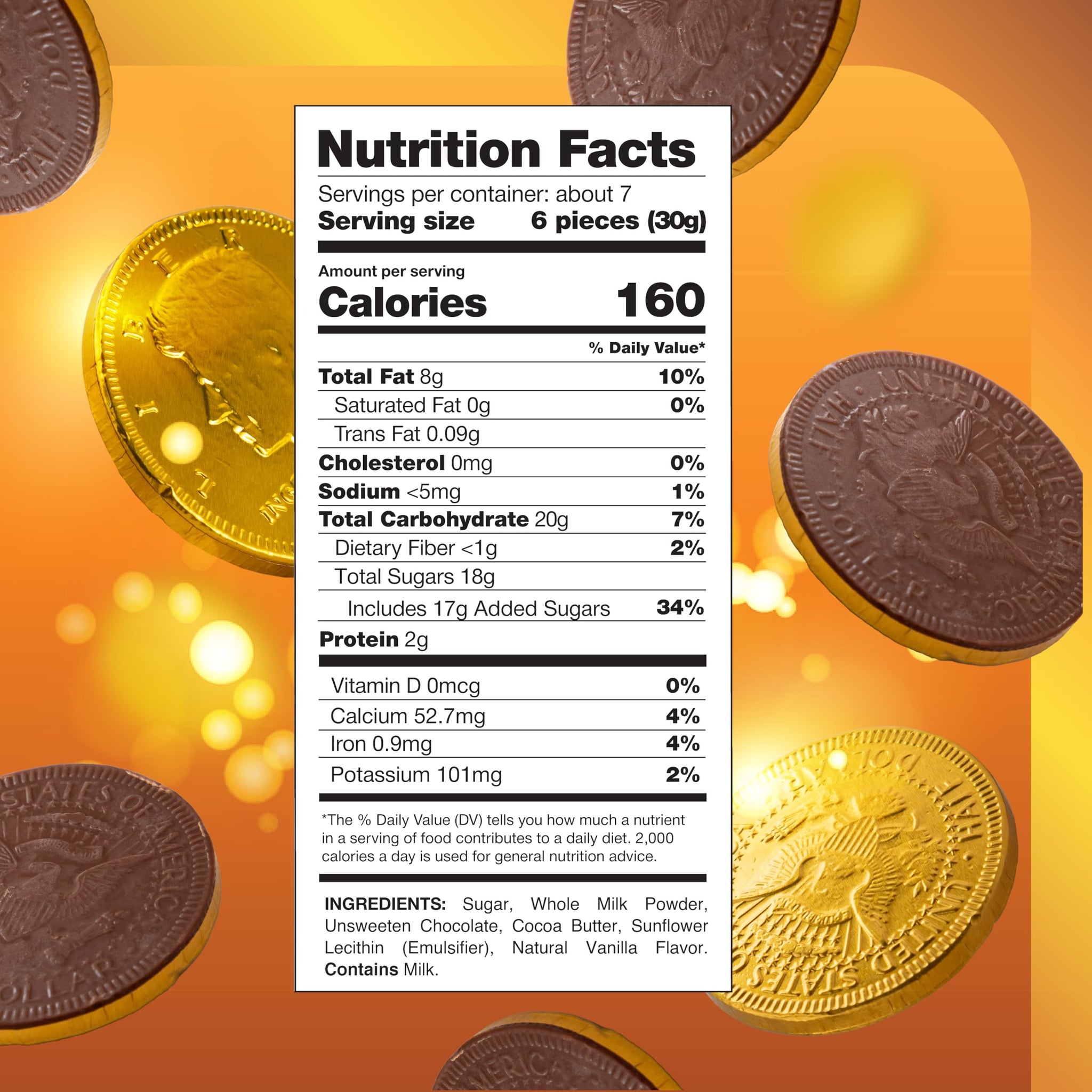 Chocolate Gold Coins - 40 Count Pack - Chocolate Coins Candy for Goodie Bags, Buffets, Gifting & Party Favors - Individually Wrapped Gold Candy Treats