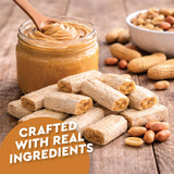 Peanut Butter Bars Candy - 1 Pound (Approx 60 Pieces), Peanut Butter Candy Bars In Bulk Bag, Individually Wrapped Old Fashioned Treats