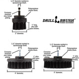 Ultra Stiff Drill Powered Cleaning Brush Set - Heavy Duty Industrial Stripping - Cordless Drill Power Scrubber Grill Brush for Household Cleaning